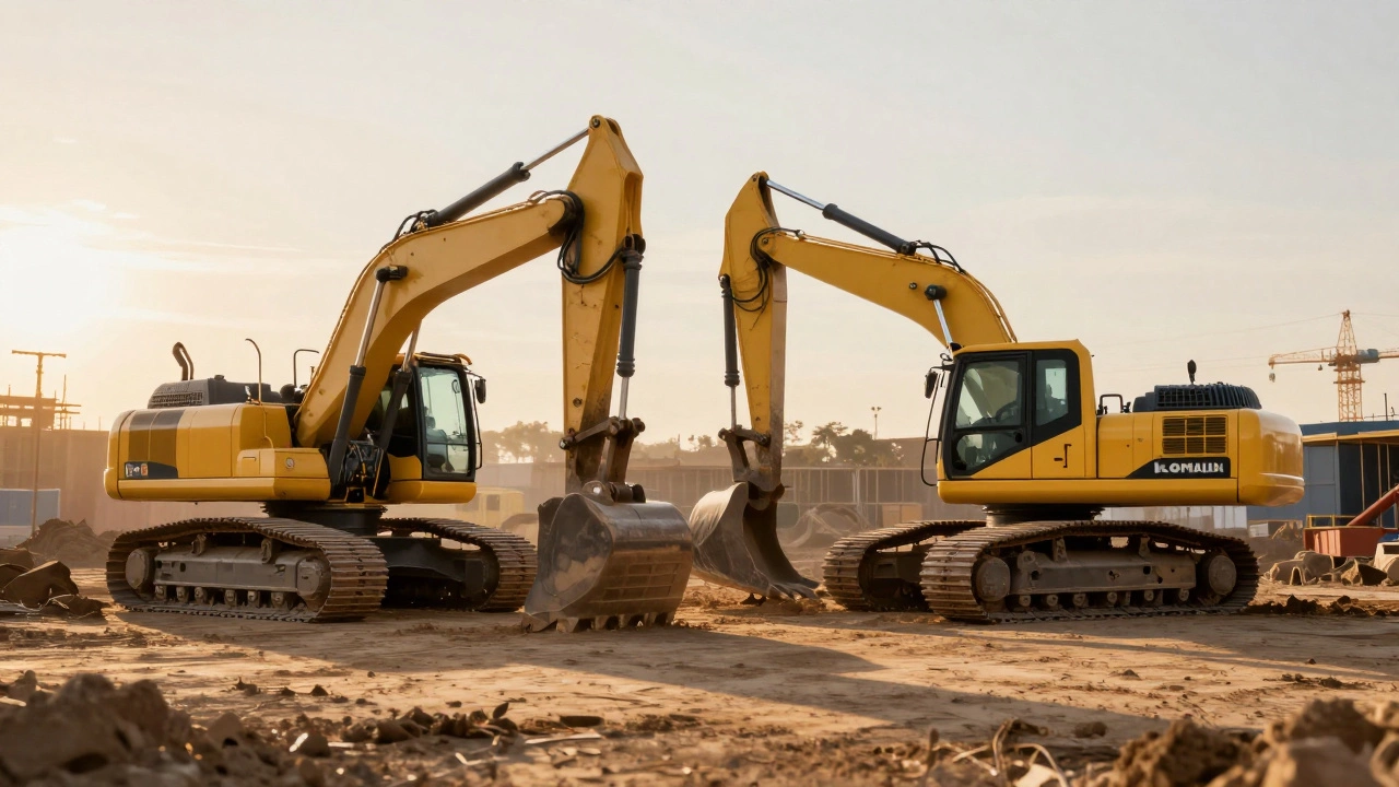 Caterpillar vs Komatsu: Which Heavy Equipment Giant is Actually Bigger?