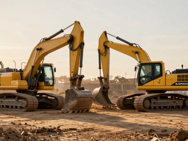 Caterpillar vs Komatsu: Which Heavy Equipment Giant is Actually Bigger?